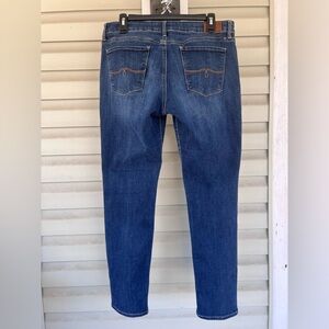 Lucky Brand Womens 14/32 Lolita Mid Rise Medium Wash Jeans Skinny Cut Denim